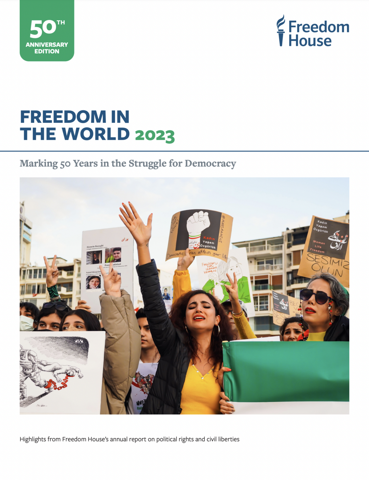 Human Rights Funders Network Freedom in the World 2023 Marking 50